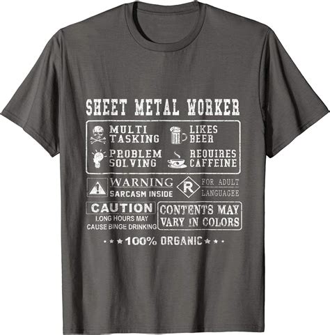 Amazon.com: Sheet Metal Workers Shirt